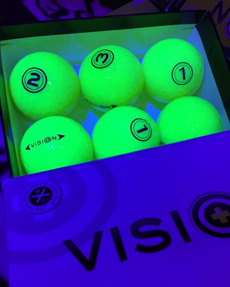 Vision UV Super Yellow, Golfball 